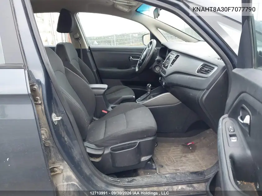 2015 KIA RONDO VIN KNAHT8A30F7077790 — фото 5