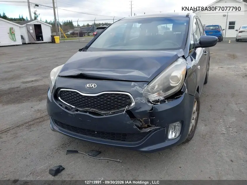 2015 KIA RONDO VIN KNAHT8A30F7077790 — фото 6