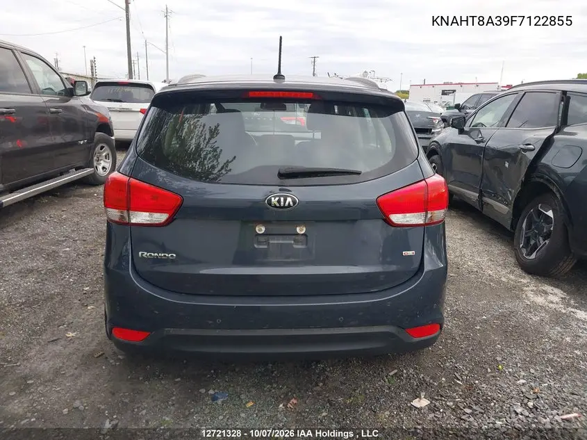 2015 KIA RONDO VIN KNAHT8A39F7122855 — фото 16