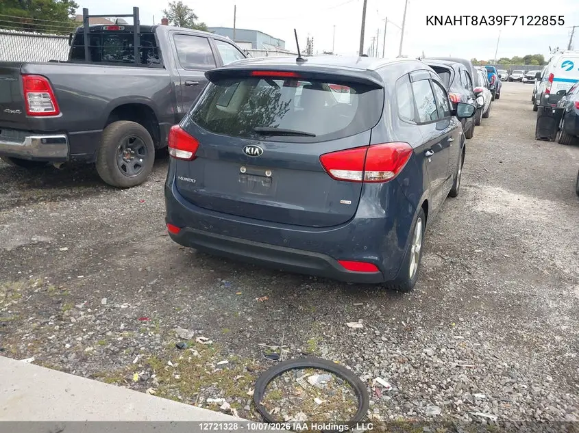 2015 KIA RONDO VIN KNAHT8A39F7122855 — фото 4