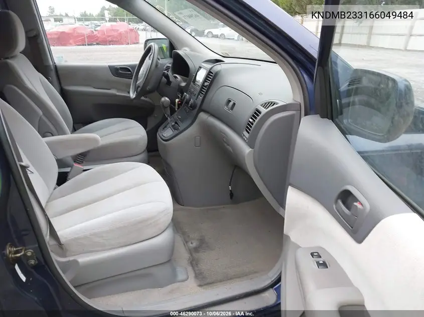 2006 KIA SEDONA VIN KNDMB233166049484 — фото 5