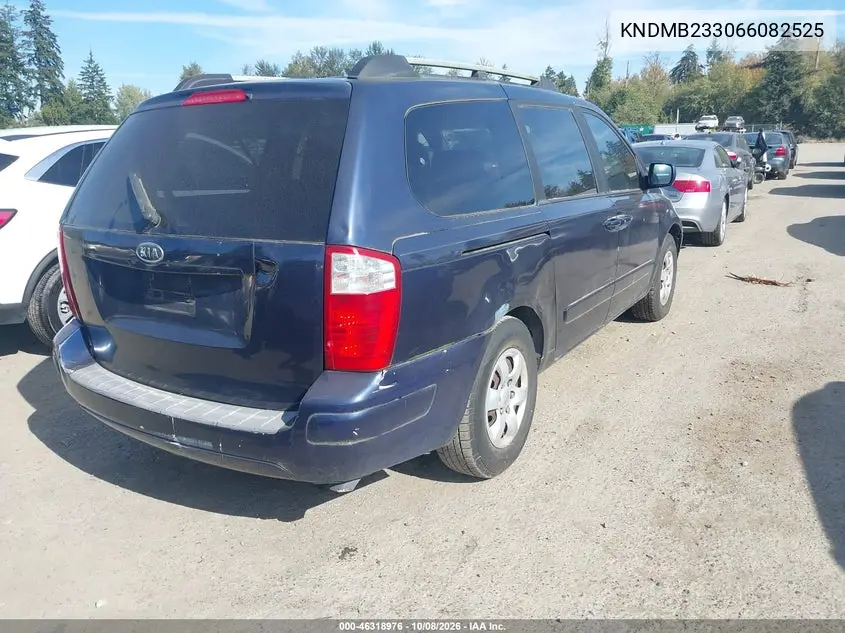 2006 KIA SEDONA VIN KNDMB233066082525 — фото 4