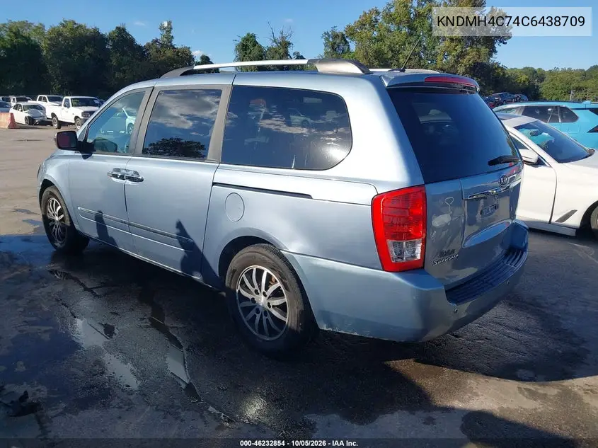 2012 KIA SEDONA VIN KNDMH4C74C6438709 — фото 3