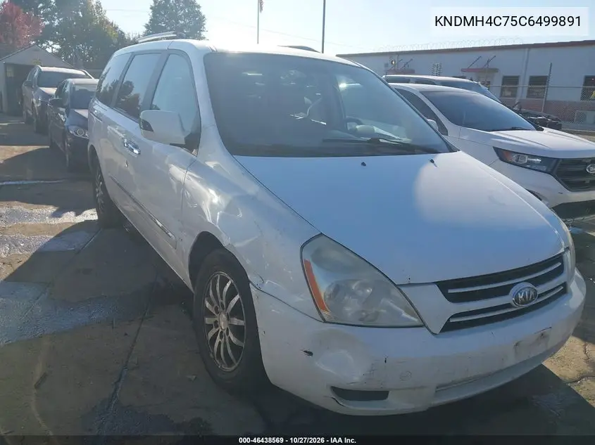 KIA SEDONA 2012, VIN KNDMH4C75C6499891