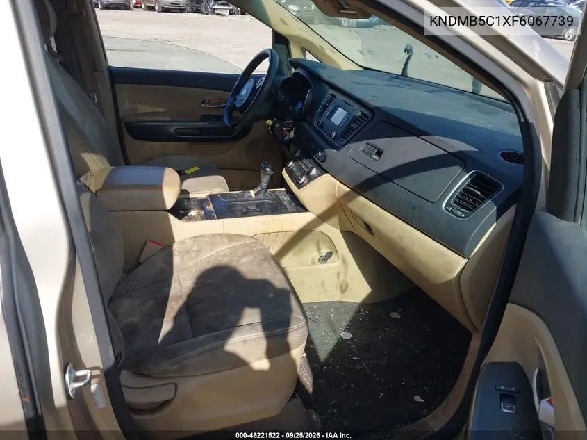 2015 KIA SEDONA VIN KNDMB5C1XF6067739 — фото 5