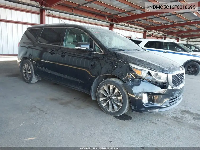 KIA SEDONA 2015, VIN KNDMC5C16F6018695