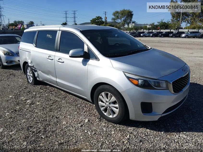 KIA SEDONA 2015, VIN KNDMB5C10F6030845