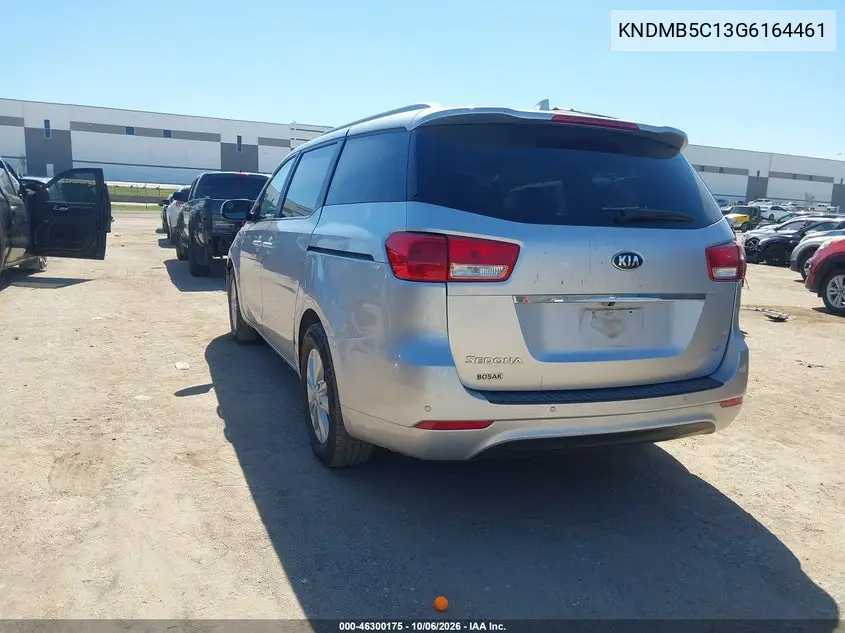 2016 KIA SEDONA VIN KNDMB5C13G6164461 — фото 3