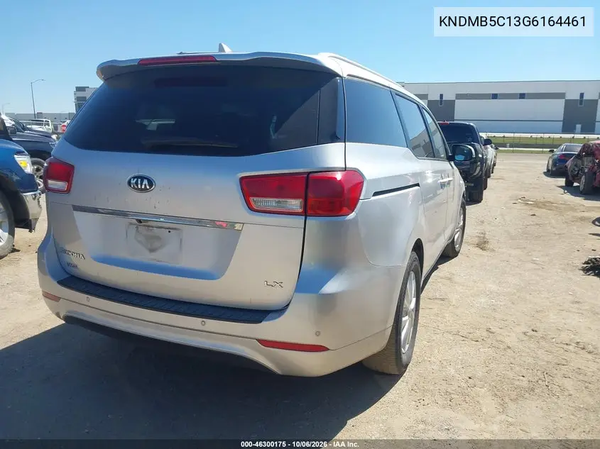 2016 KIA SEDONA VIN KNDMB5C13G6164461 — фото 4
