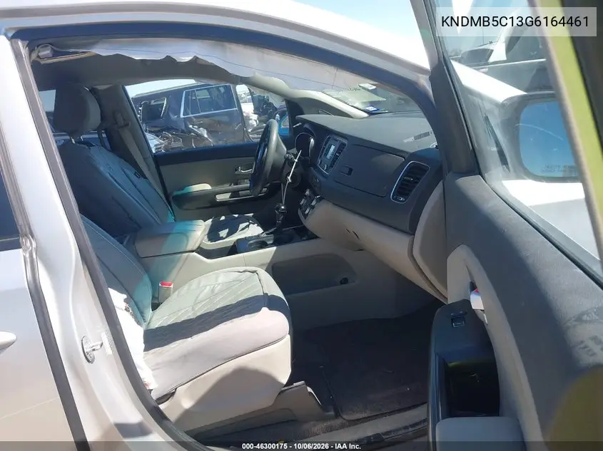 2016 KIA SEDONA VIN KNDMB5C13G6164461 — фото 5