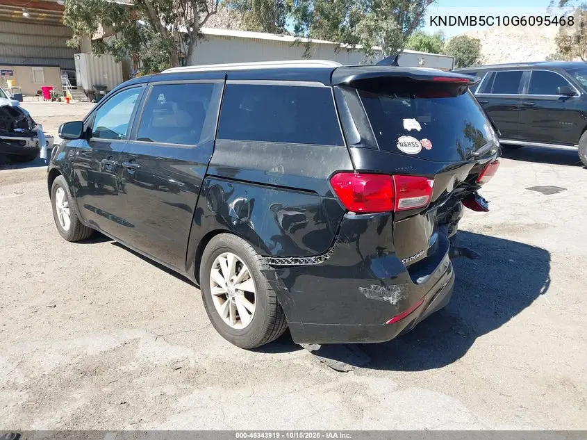 2016 KIA SEDONA VIN KNDMB5C10G6095468 — фото 3