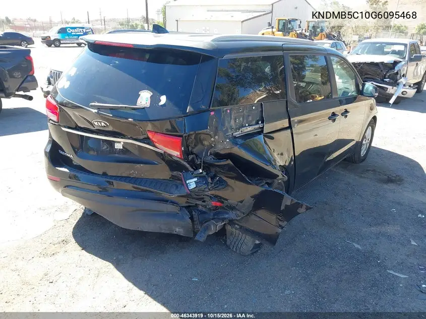 2016 KIA SEDONA VIN KNDMB5C10G6095468 — фото 4