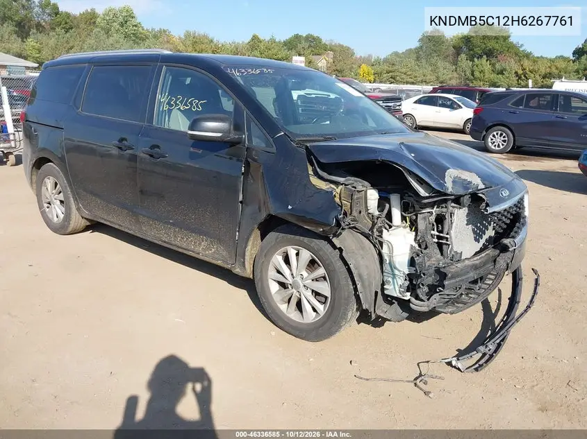 KIA SEDONA 2017, VIN KNDMB5C12H6267761