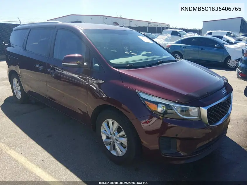 KIA SEDONA 2018, VIN KNDMB5C18J6406765