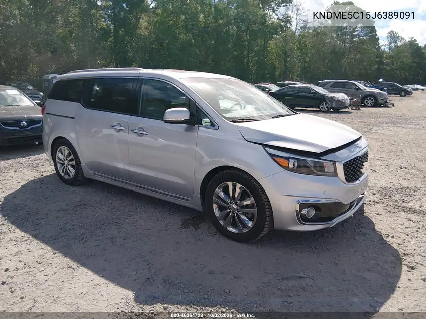 KIA SEDONA 2018, VIN KNDME5C15J6389091