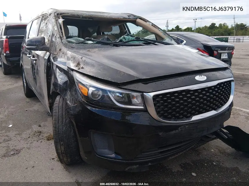 KIA SEDONA 2018, VIN KNDMB5C16J6379176