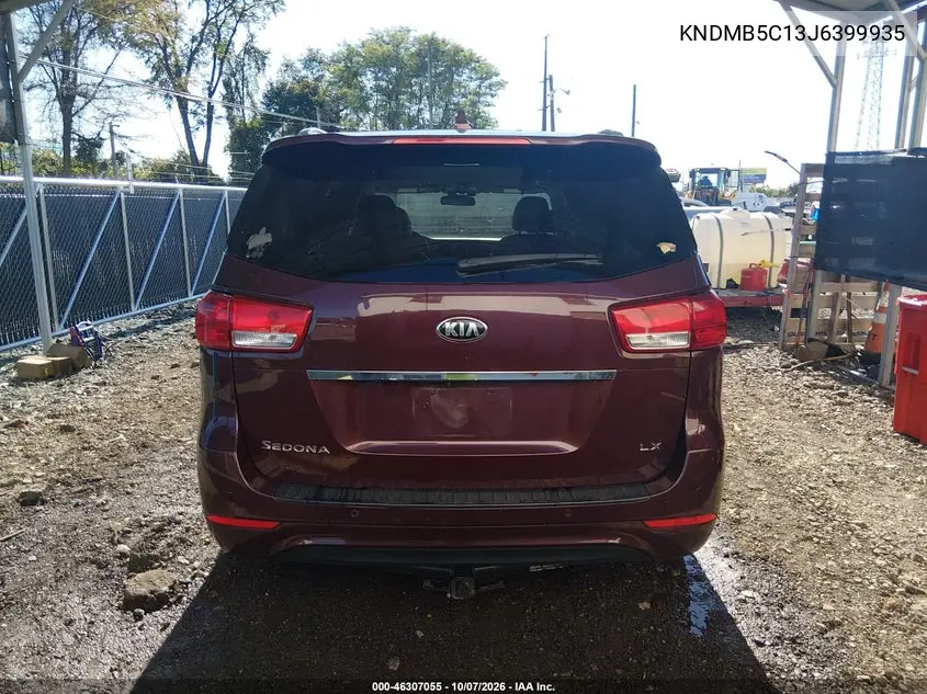 2018 KIA SEDONA VIN KNDMB5C13J6399935 — фото 14