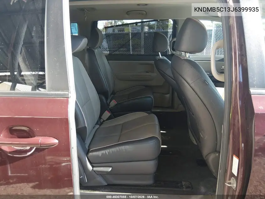 2018 KIA SEDONA VIN KNDMB5C13J6399935 — фото 8