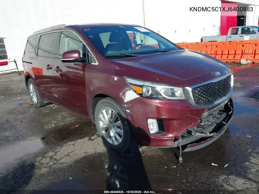KIA SEDONA 2018, VIN KNDMC5C1XJ6400883