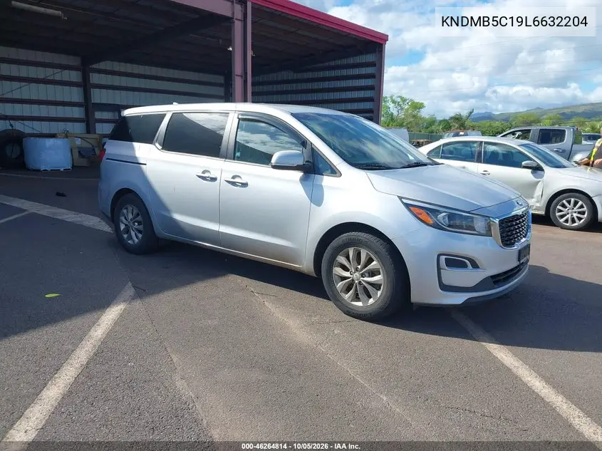 KIA SEDONA 2020, VIN KNDMB5C19L6632204