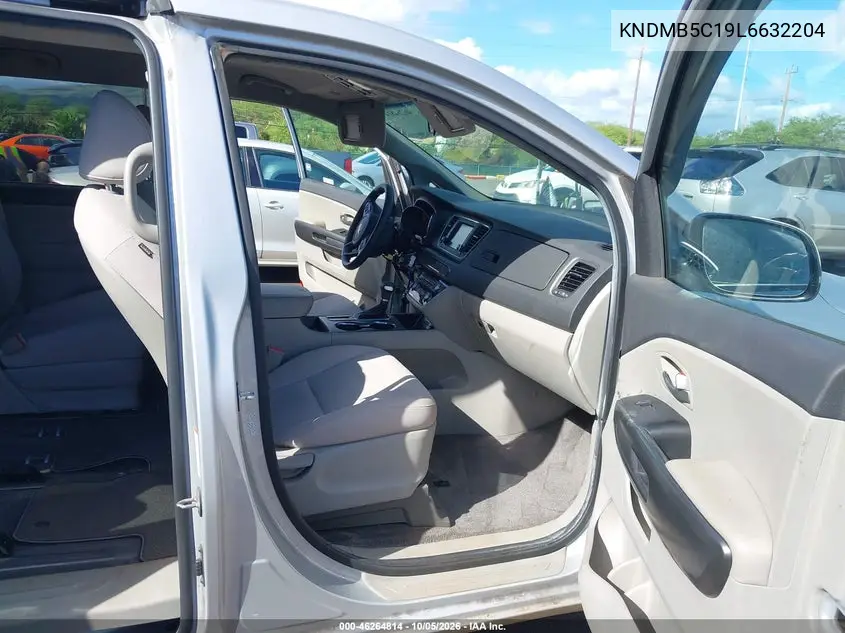 2020 KIA SEDONA VIN KNDMB5C19L6632204 — фото 5