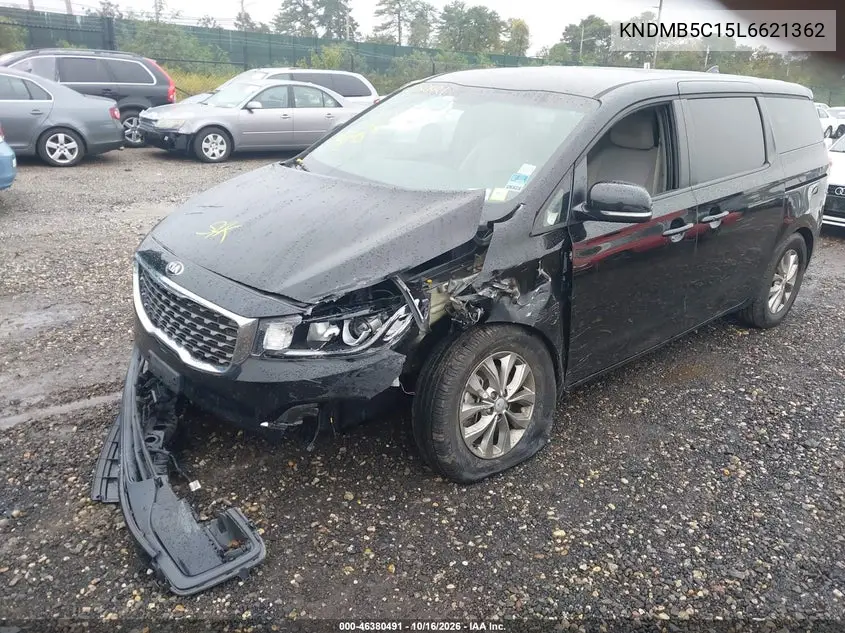 2020 KIA SEDONA VIN KNDMB5C15L6621362 — фото 2