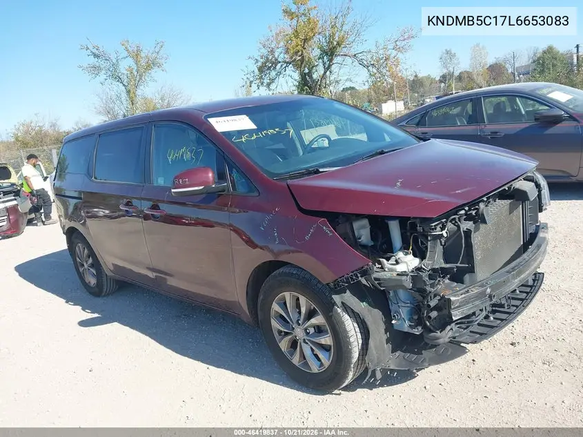 KIA SEDONA 2020, VIN KNDMB5C17L6653083