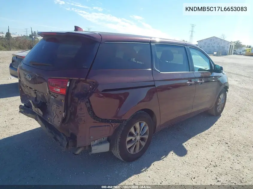 2020 KIA SEDONA VIN KNDMB5C17L6653083 — фото 4