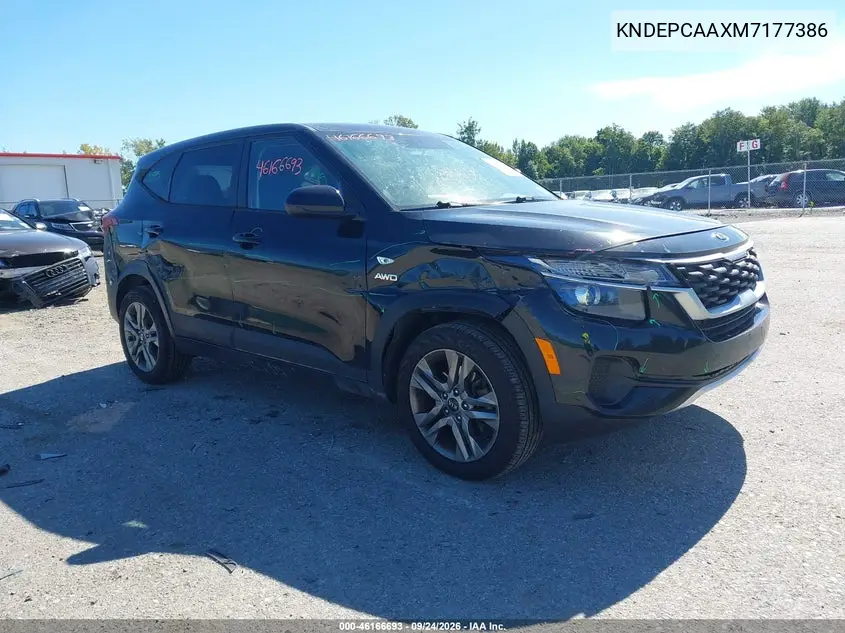 KIA SELTOS 2021, VIN KNDEPCAAXM7177386