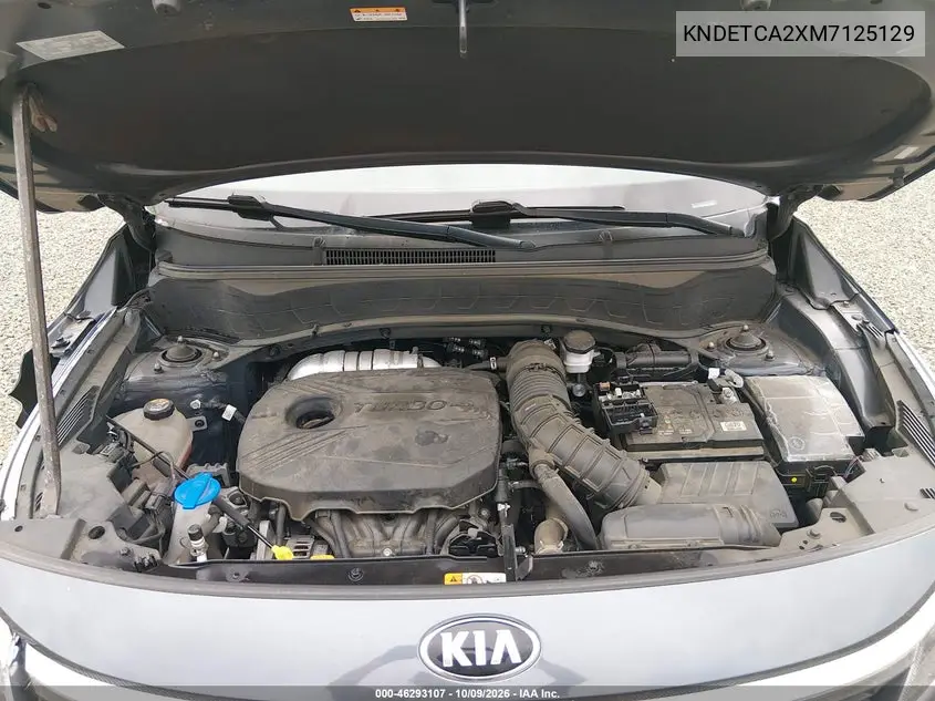 2021 KIA SELTOS VIN KNDETCA2XM7125129 — фото 10