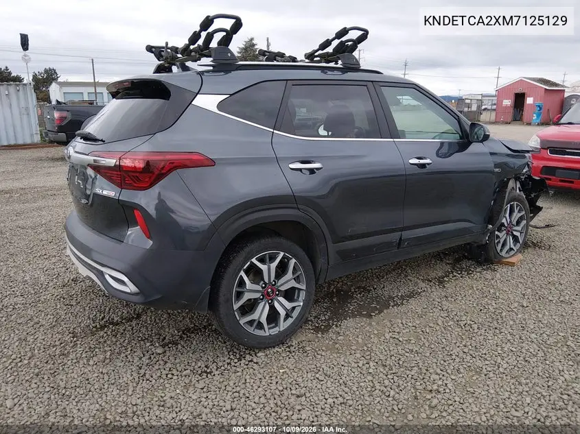 2021 KIA SELTOS VIN KNDETCA2XM7125129 — фото 4