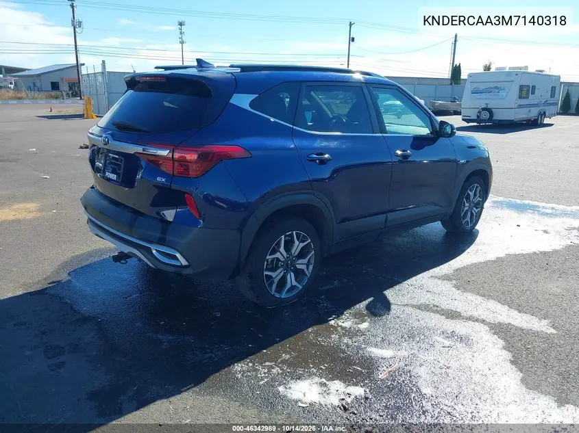 2021 KIA SELTOS VIN KNDERCAA3M7140318 — фото 4
