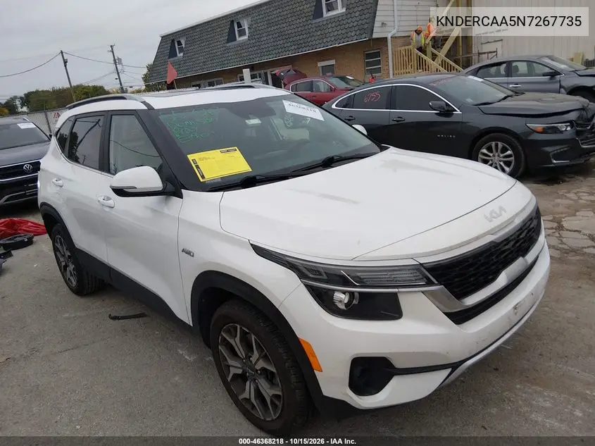 KIA SELTOS 2022, VIN KNDERCAA5N7267735