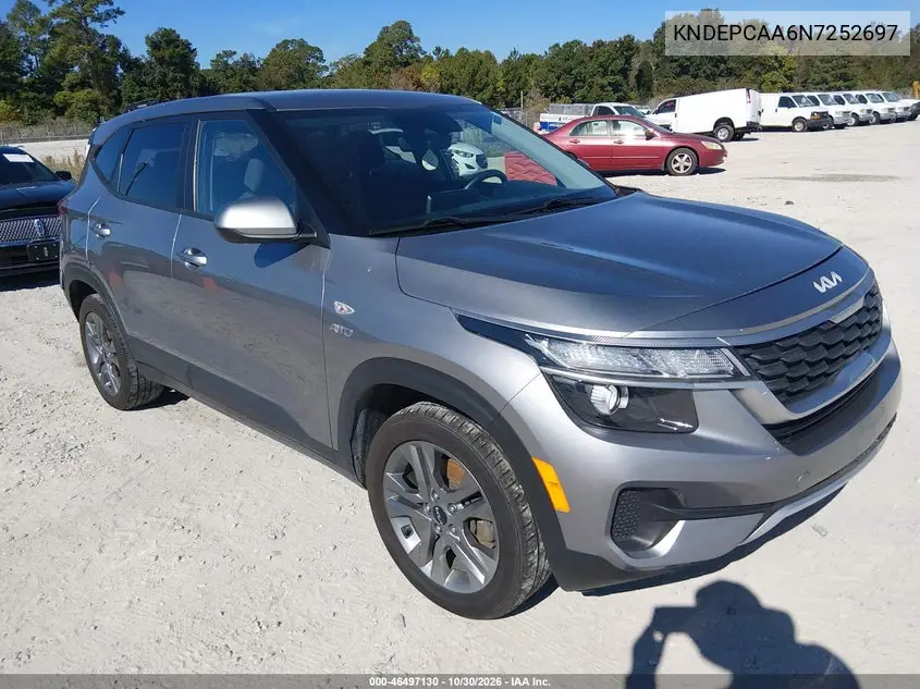 KIA SELTOS 2022, VIN KNDEPCAA6N7252697