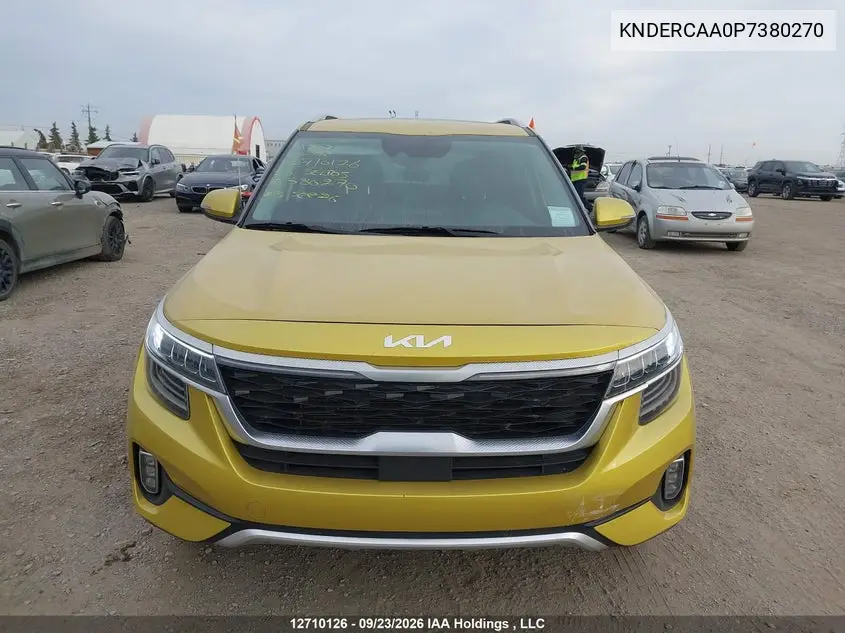 2023 KIA SELTOS VIN KNDERCAA0P7380270 — фото 12