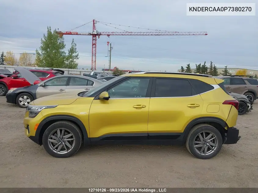 2023 KIA SELTOS VIN KNDERCAA0P7380270 — фото 14