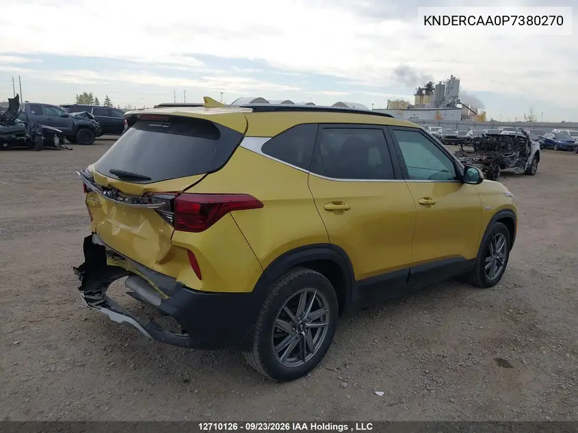 2023 KIA SELTOS VIN KNDERCAA0P7380270 — фото 4