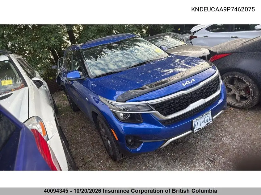KIA SELTOS 2023, VIN KNDEUCAA9P7462075