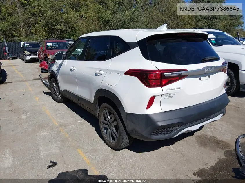 2023 KIA SELTOS VIN KNDEPCAA3P7386845 — фото 3
