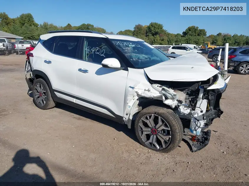 KIA SELTOS 2023, VIN KNDETCA29P7418203