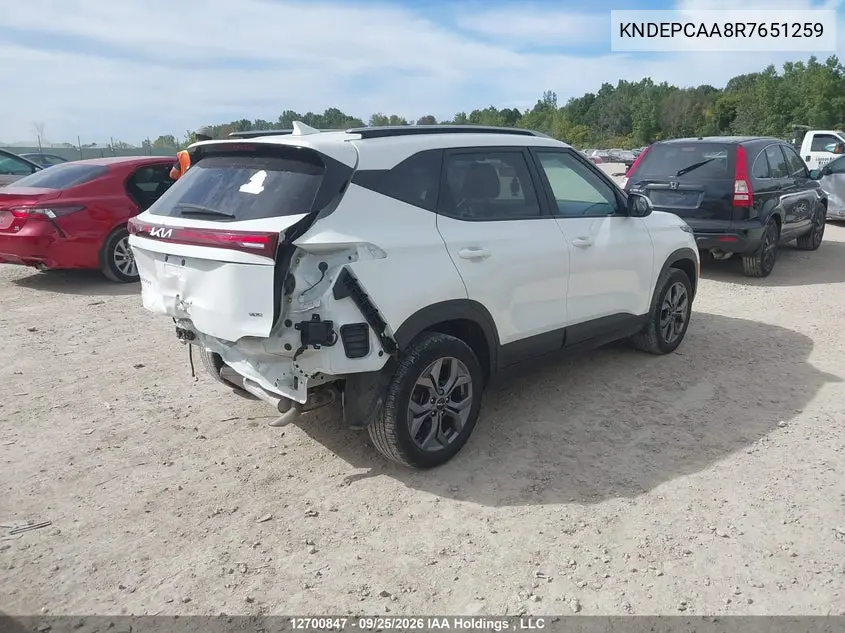 2024 KIA SELTOS VIN KNDEPCAA8R7651259 — фото 4