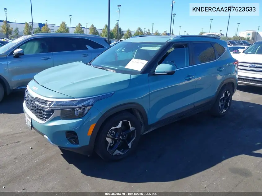 2024 KIA SELTOS VIN KNDERCAA2R7623533 — фото 2