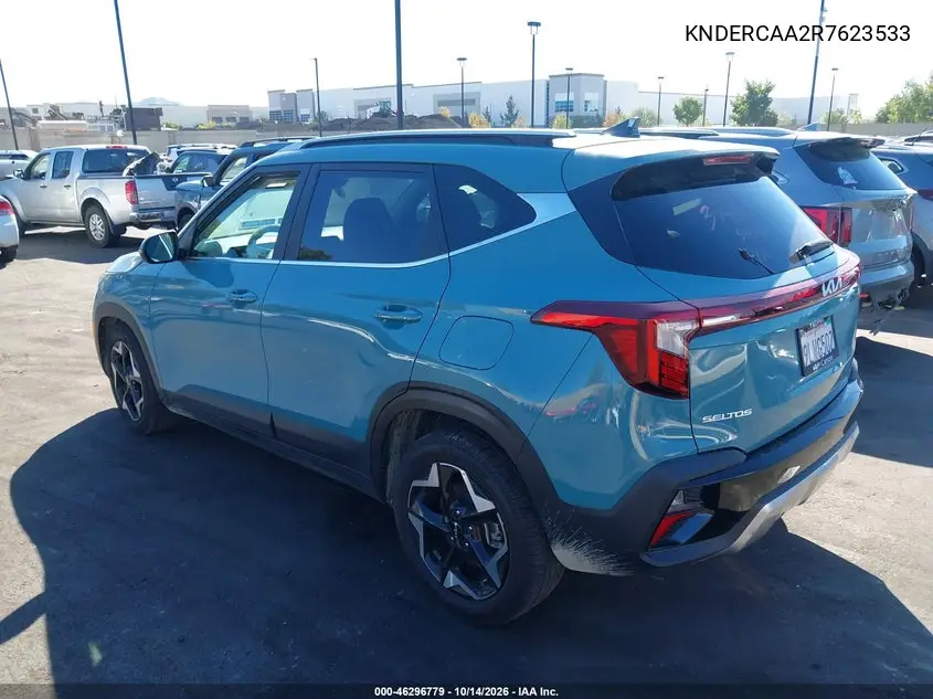 2024 KIA SELTOS VIN KNDERCAA2R7623533 — фото 3
