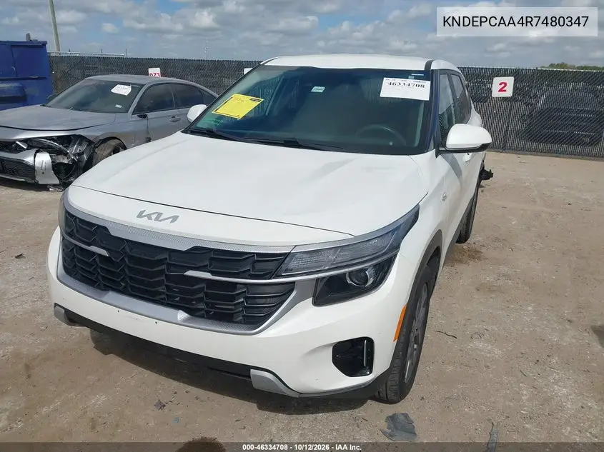 2024 KIA SELTOS VIN KNDEPCAA4R7480347 — фото 2