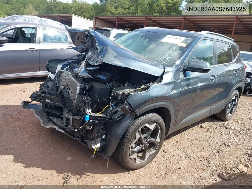 2025 KIA SELTOS VIN KNDER2AA0S7683925 — фото 2
