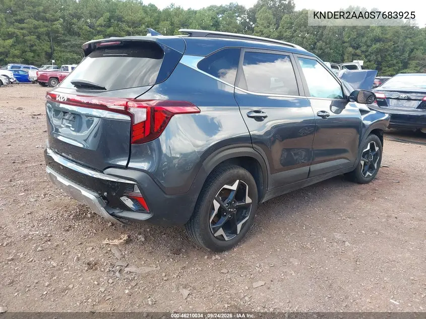 2025 KIA SELTOS VIN KNDER2AA0S7683925 — фото 4