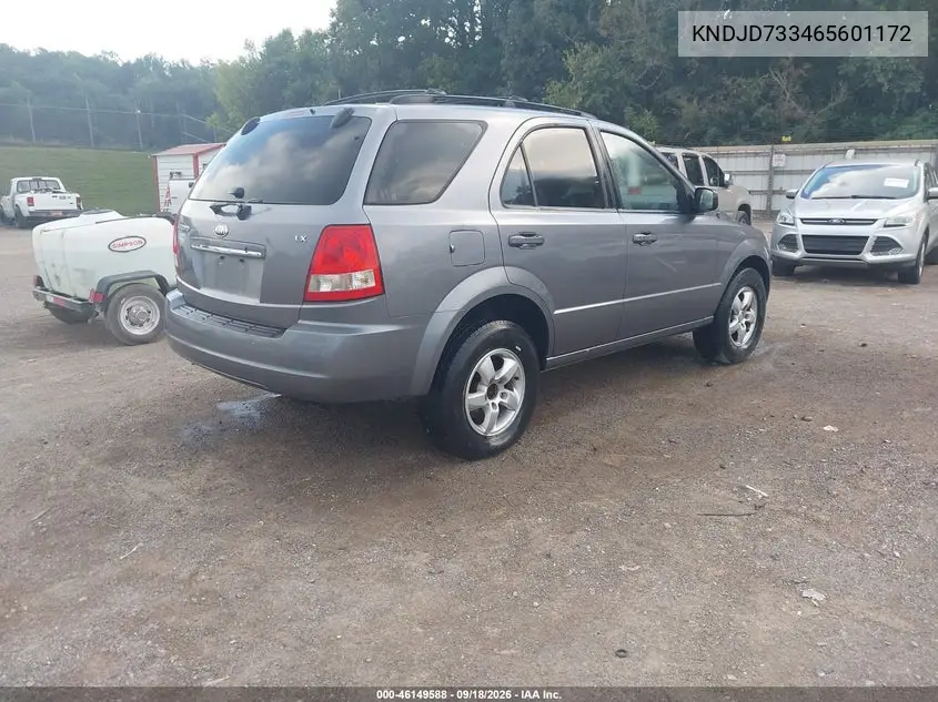 2006 KIA SORENTO VIN KNDJD733465601172 — фото 4