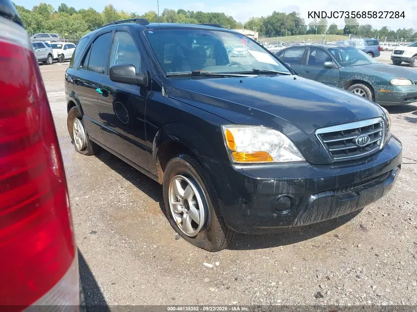KIA SORENTO 2008, VIN KNDJC735685827284