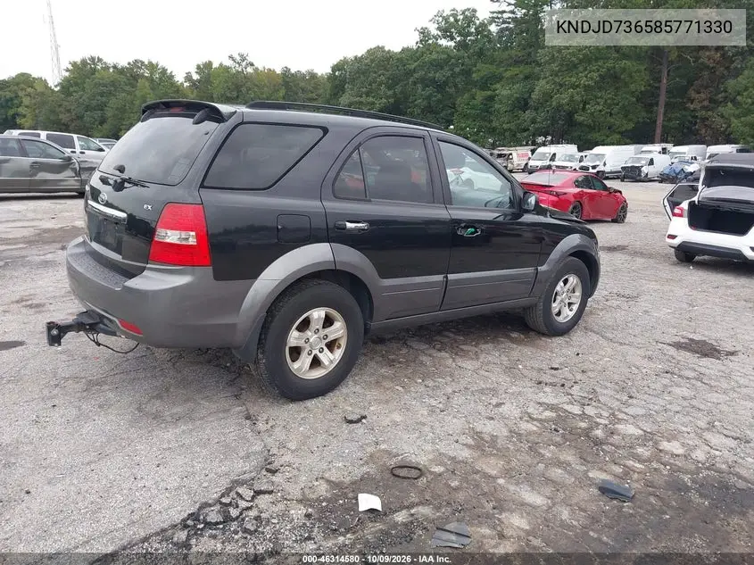 2008 KIA SORENTO VIN KNDJD736585771330 — фото 4