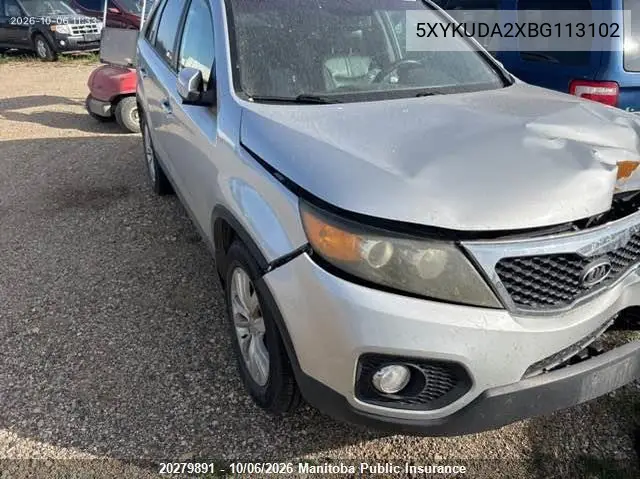 KIA SORENTO 2011, VIN 5XYKUDA2XBG113102